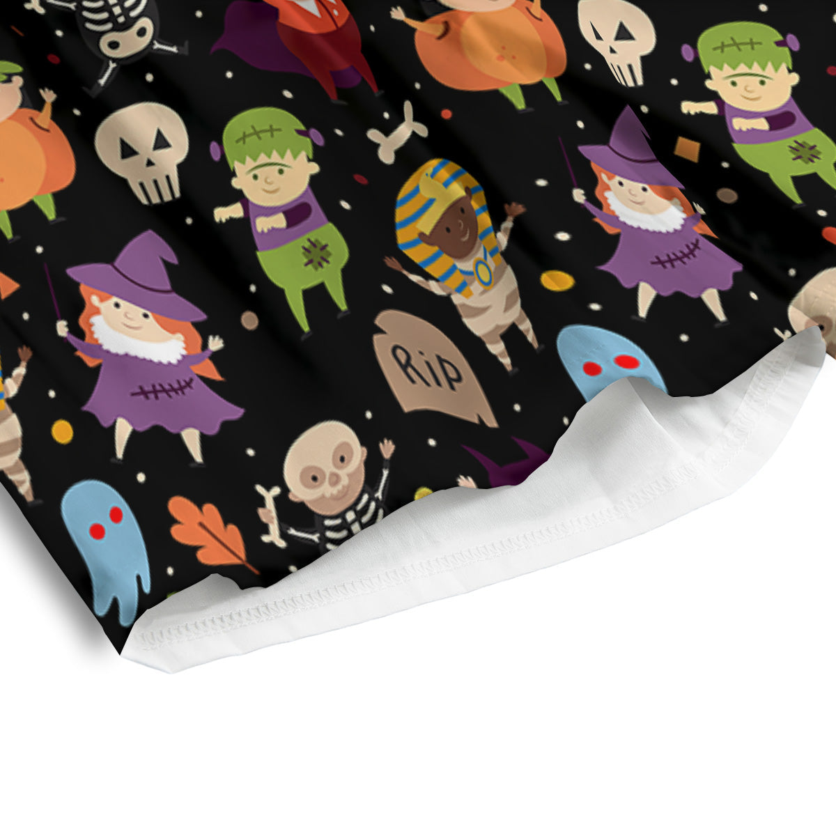 Cute Children Halloween Print Pattern Men's Athletic Shorts