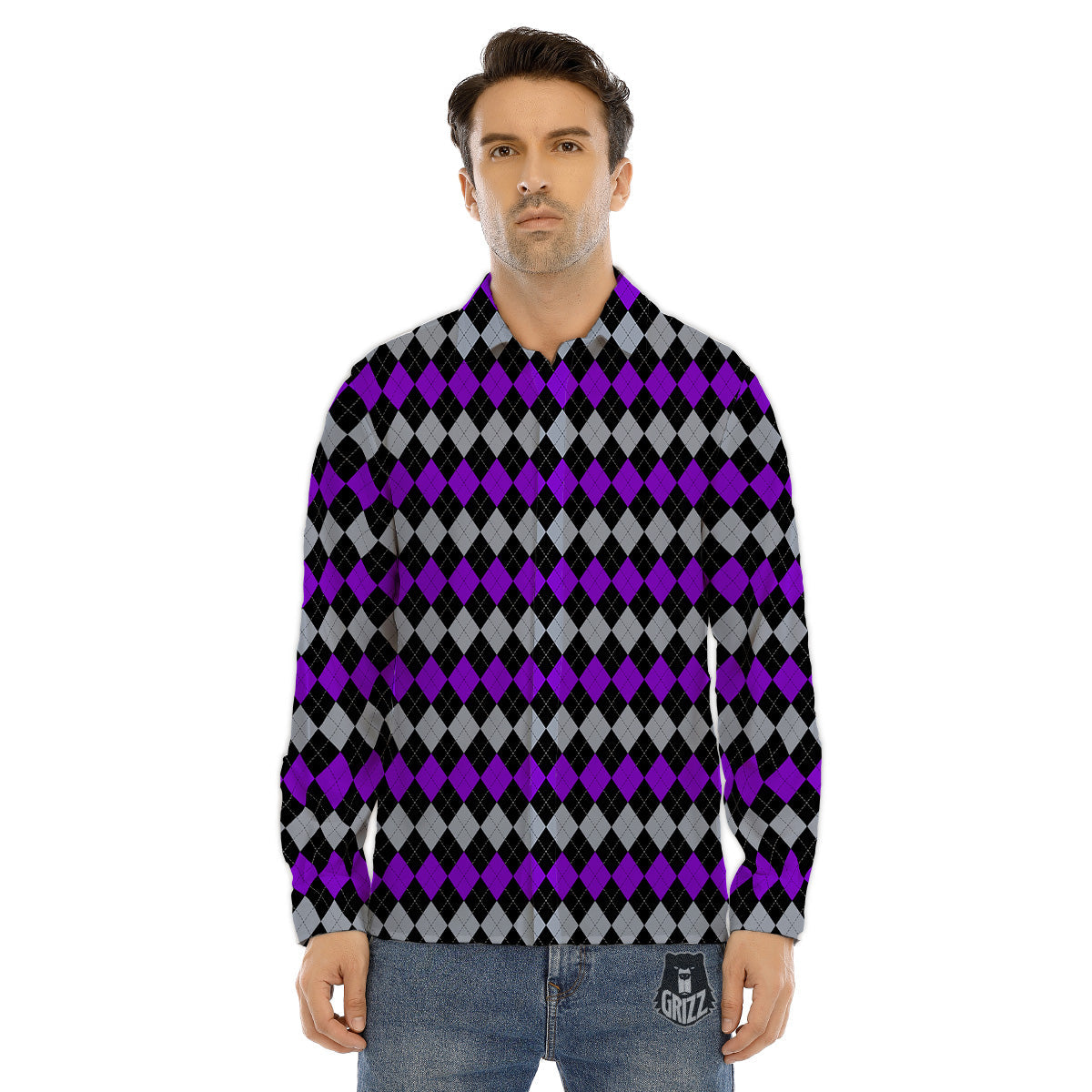 Cute Children Halloween Print Pattern Men's Dress Shirts-grizzshop