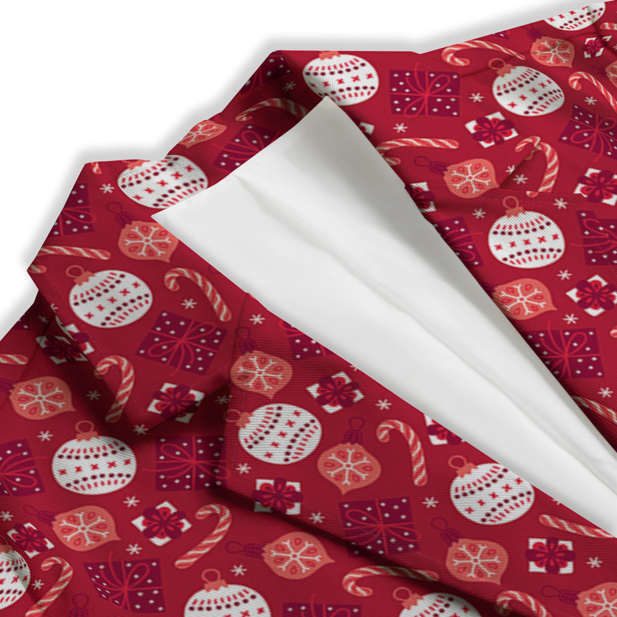 Cute Christmas Elements Print Pattern Women's Blazer-grizzshop
