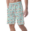 Cute Cow Print Men's Shorts-grizzshop