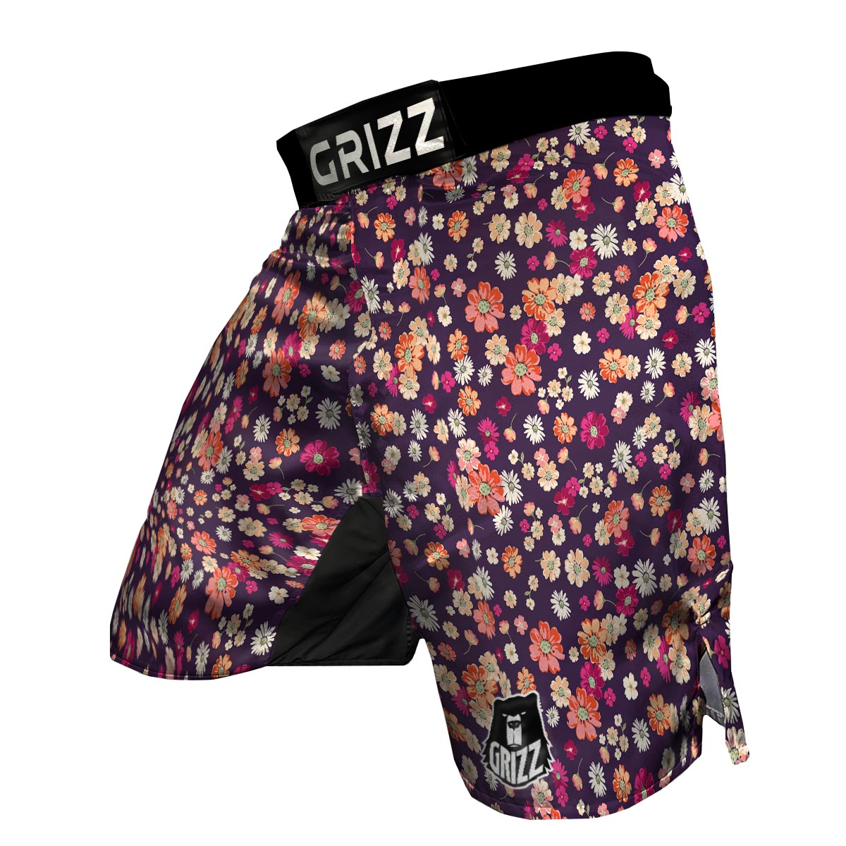 Cute Daisy ColorfulPattern Print MMA Shorts-grizzshop