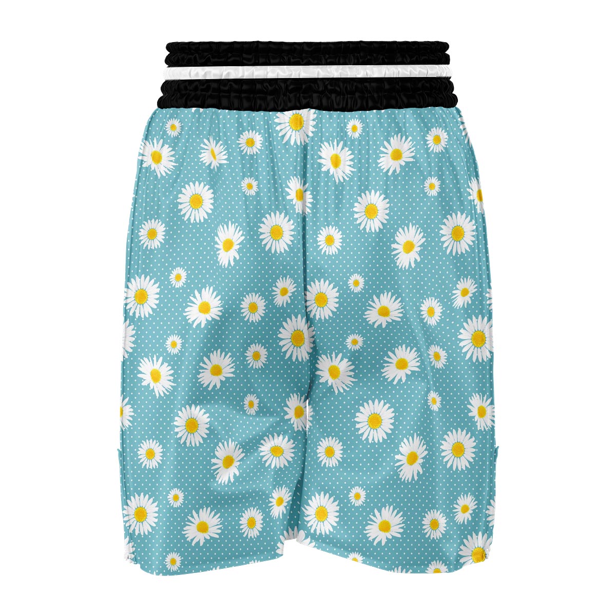 Cute Daisy Polkadot Pattern Print Boxing Shorts-grizzshop