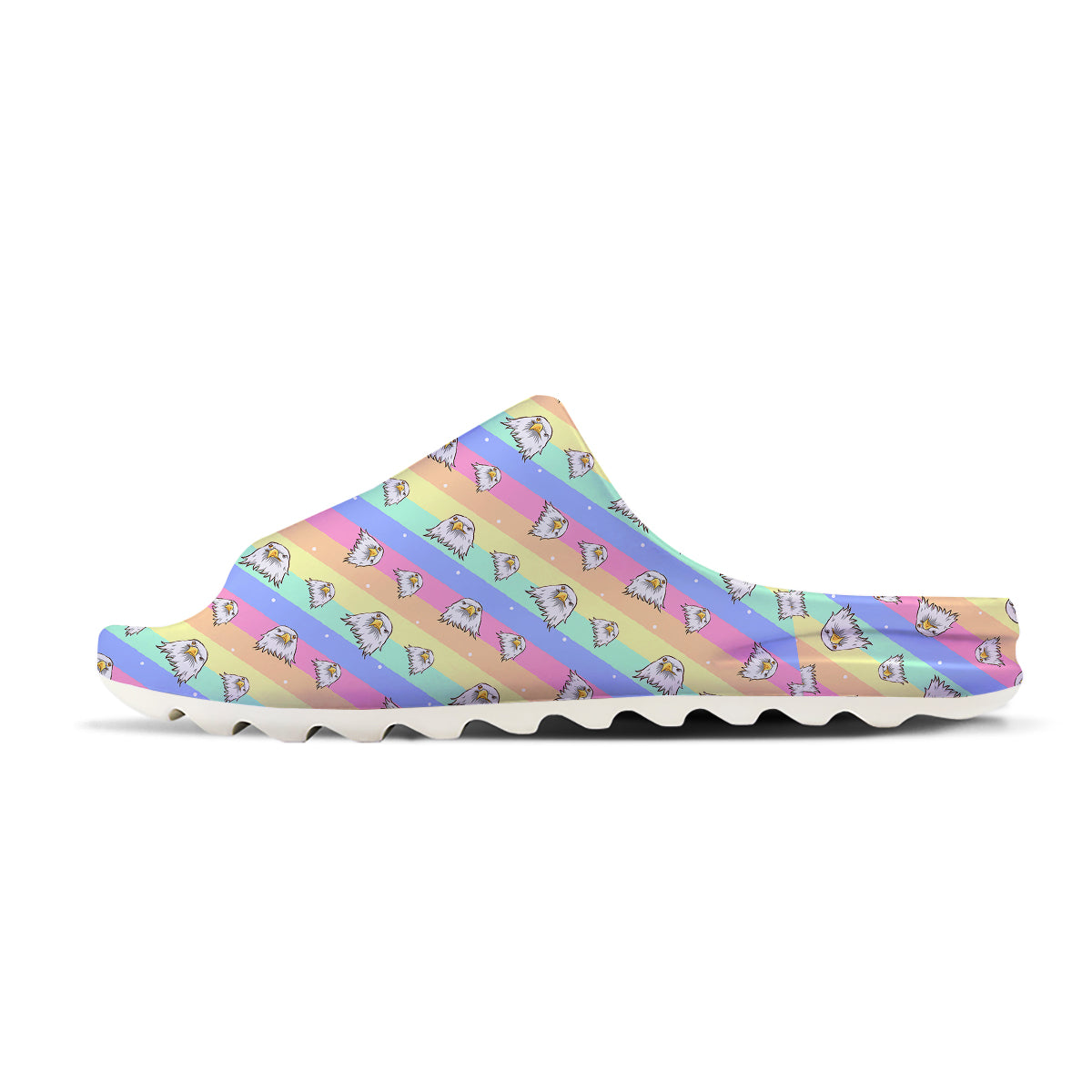 Cute Eagle Rainbow Print Pattern Sandals-grizzshop