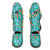 Cute Easter Egg Rabbit Colorful Print Pattern Muay Thai Shin Guards-grizzshop