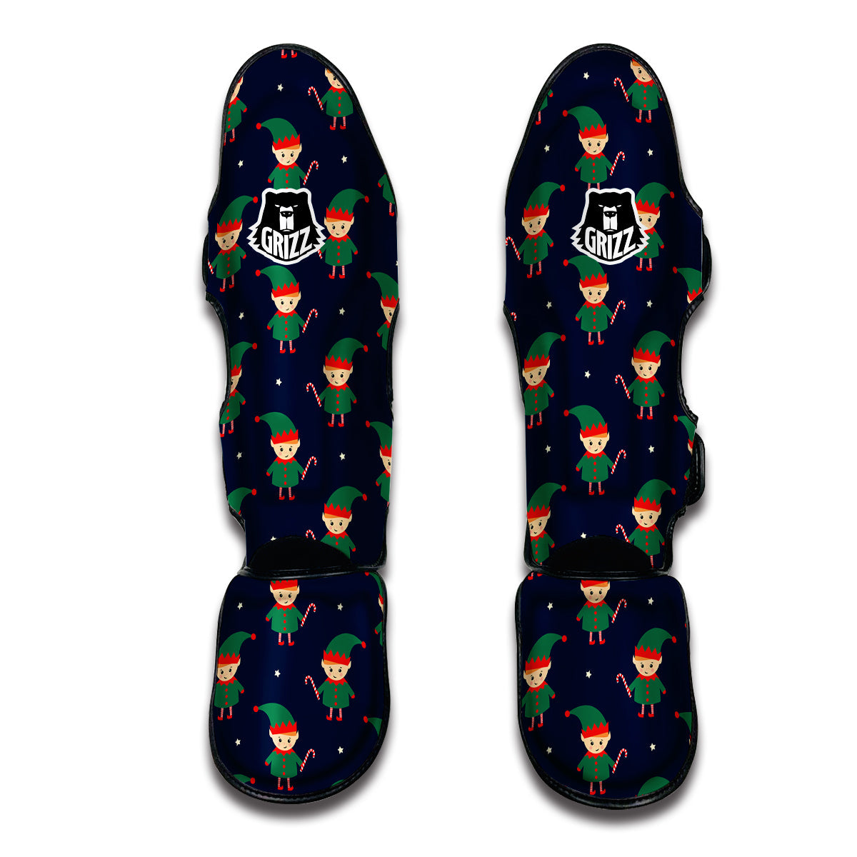 Cute Elf Print Pattern Muay Thai Shin Guards-grizzshop