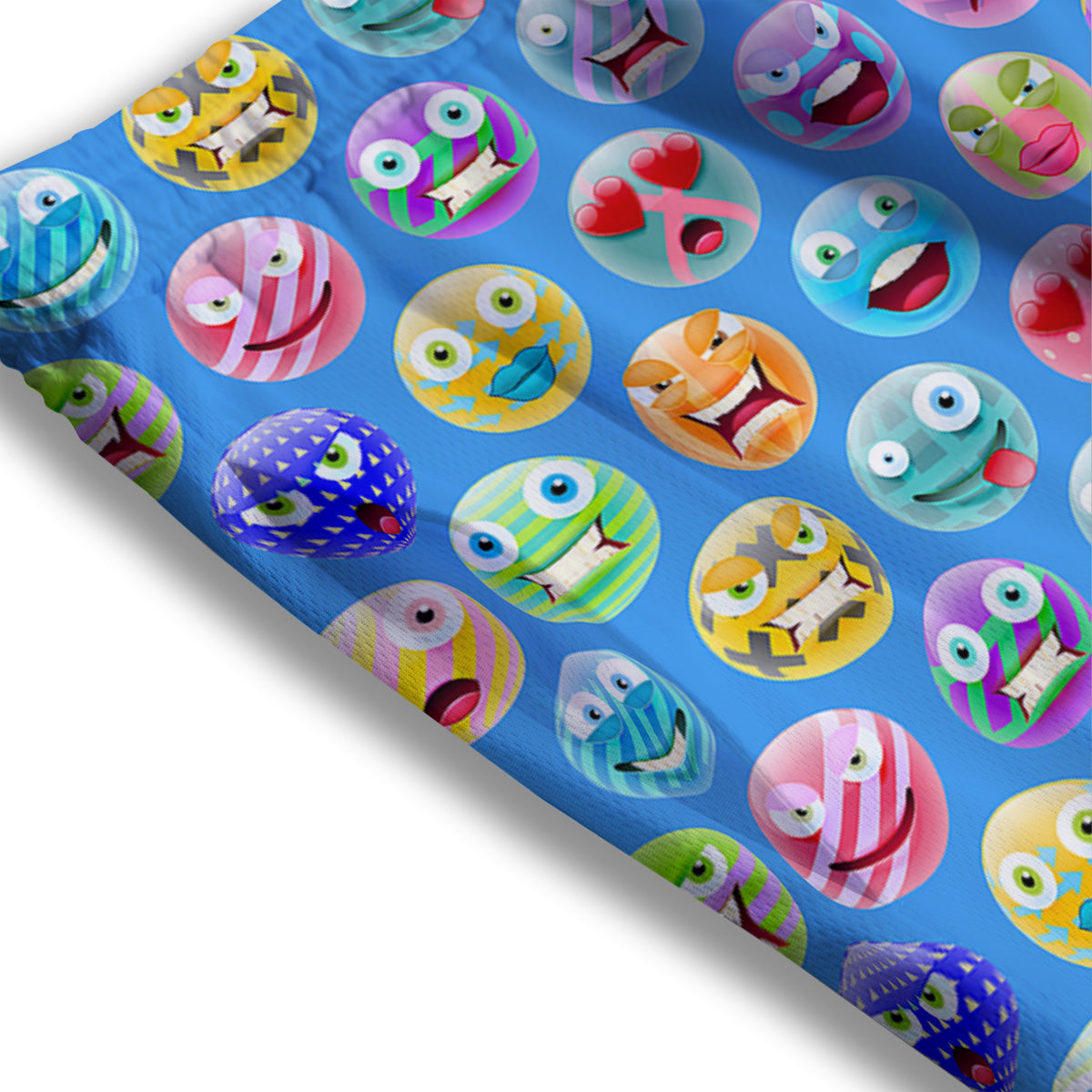 Gingerbread Cute Print Pattern Mesh Shorts