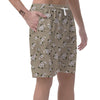 Cute Floral Flower Print Men's Shorts-grizzshop