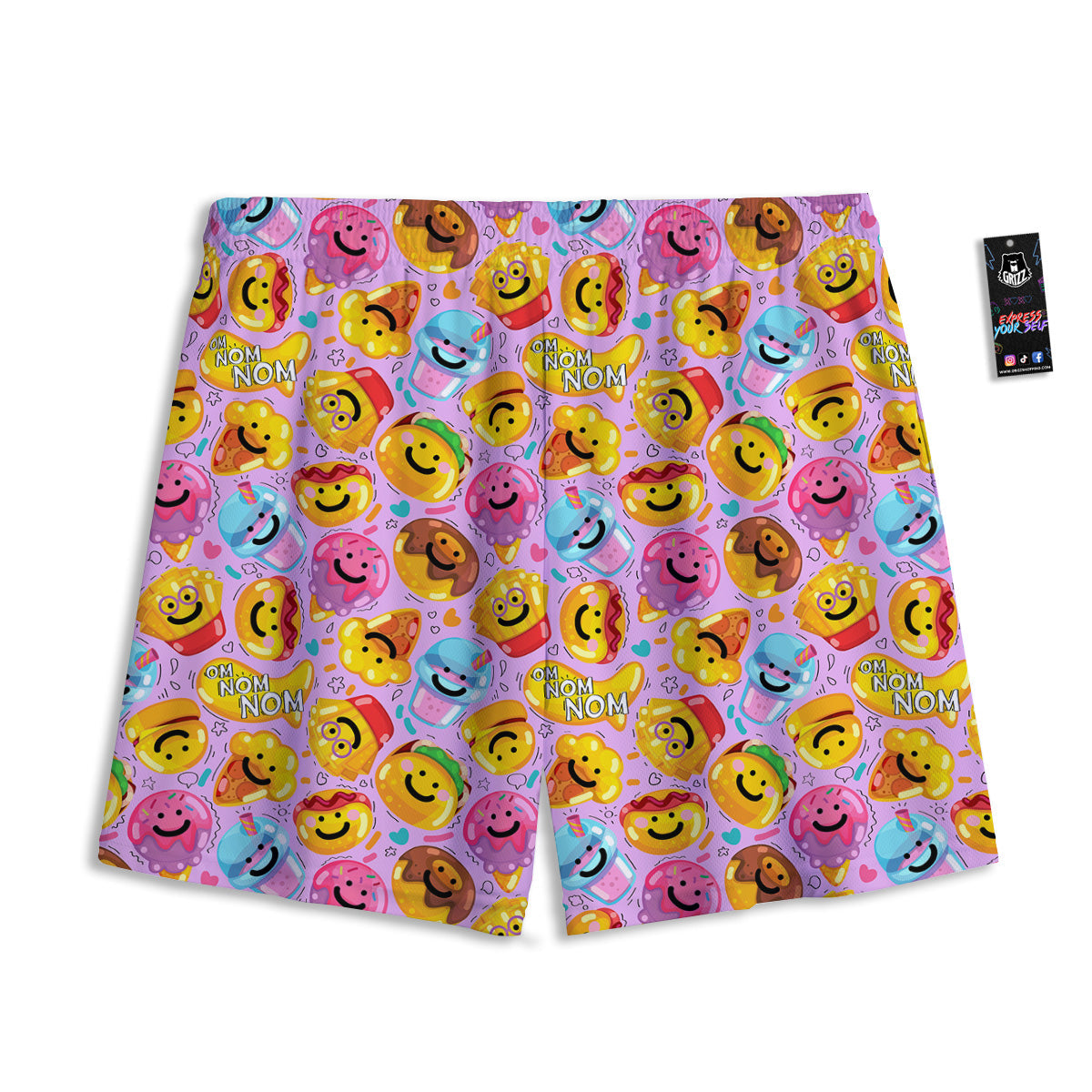 Giraffe Cute Cartoon Print Pattern Mesh Shorts