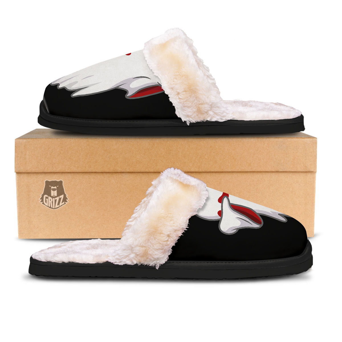 Cute Ghost Dap Print Slippers-grizzshop