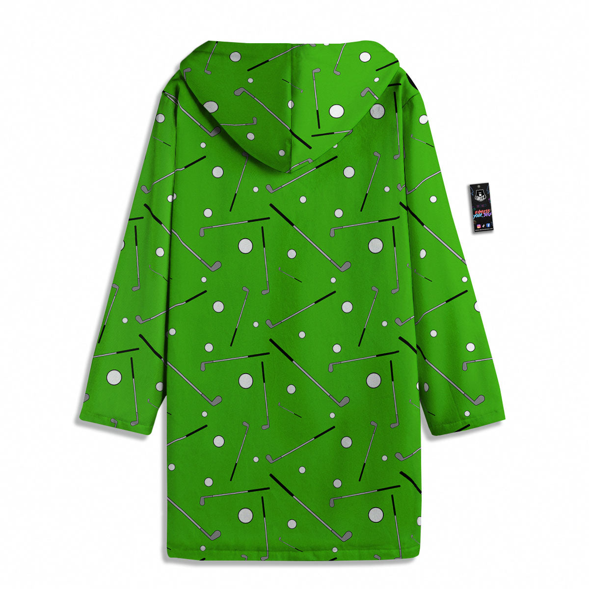 Cute Golf Print Pattern Men's Windbreaker Jacket-grizzshop