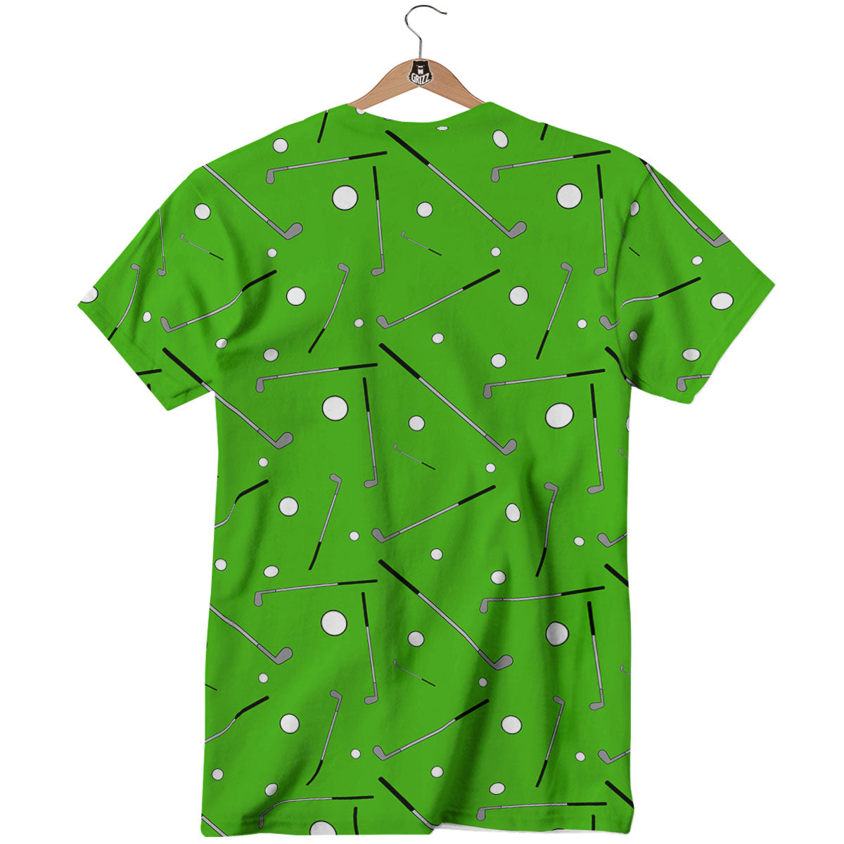 Cute Golf Print Pattern T-Shirt-grizzshop