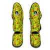 Cute Green Kiwi Print Pattern Muay Thai Shin Guards-grizzshop