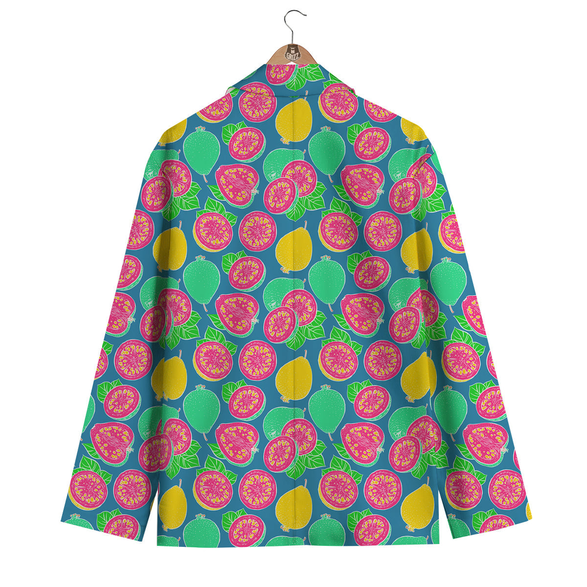 Cute Guava Print Pattern Men's Blazer-grizzshop