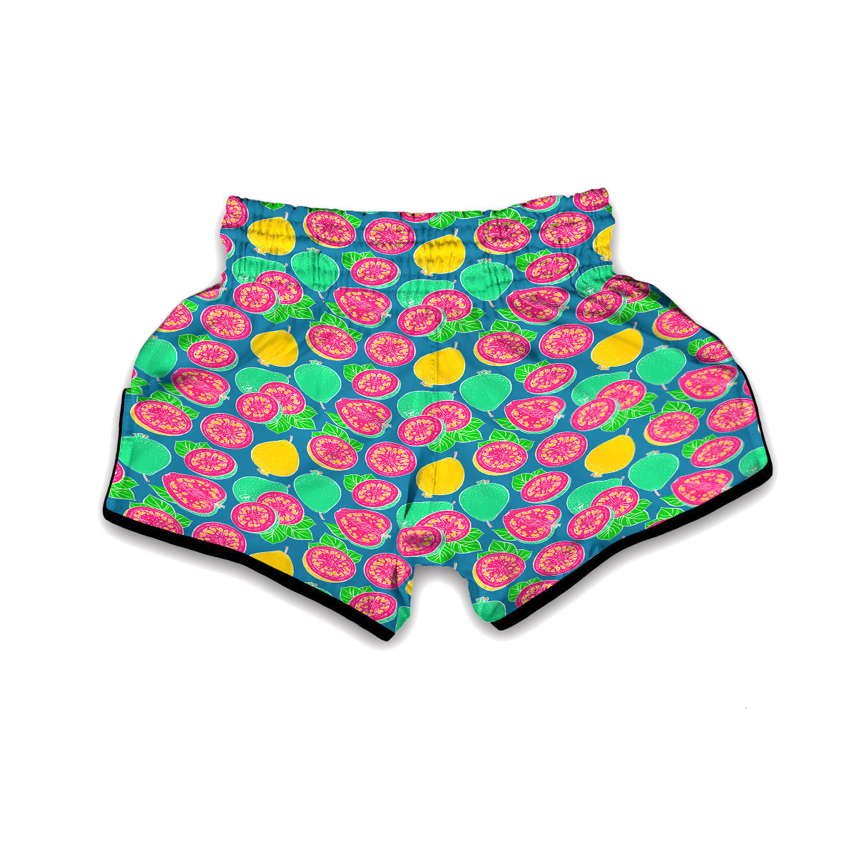 Cute Guava Print Pattern Muay Thai Boxing Shorts-grizzshop