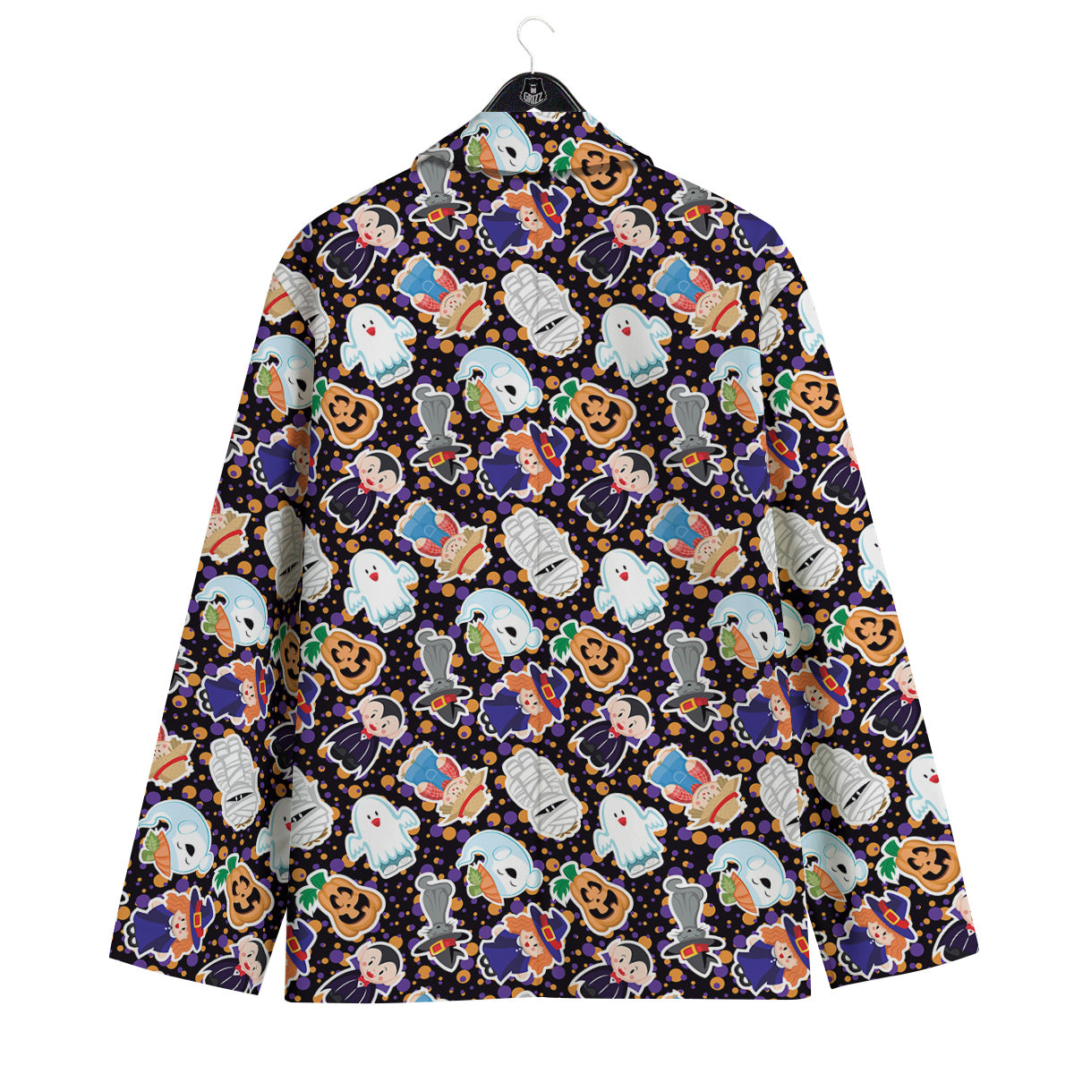 Cute Halloween Print Pattern Men's Sport Coat-grizzshop