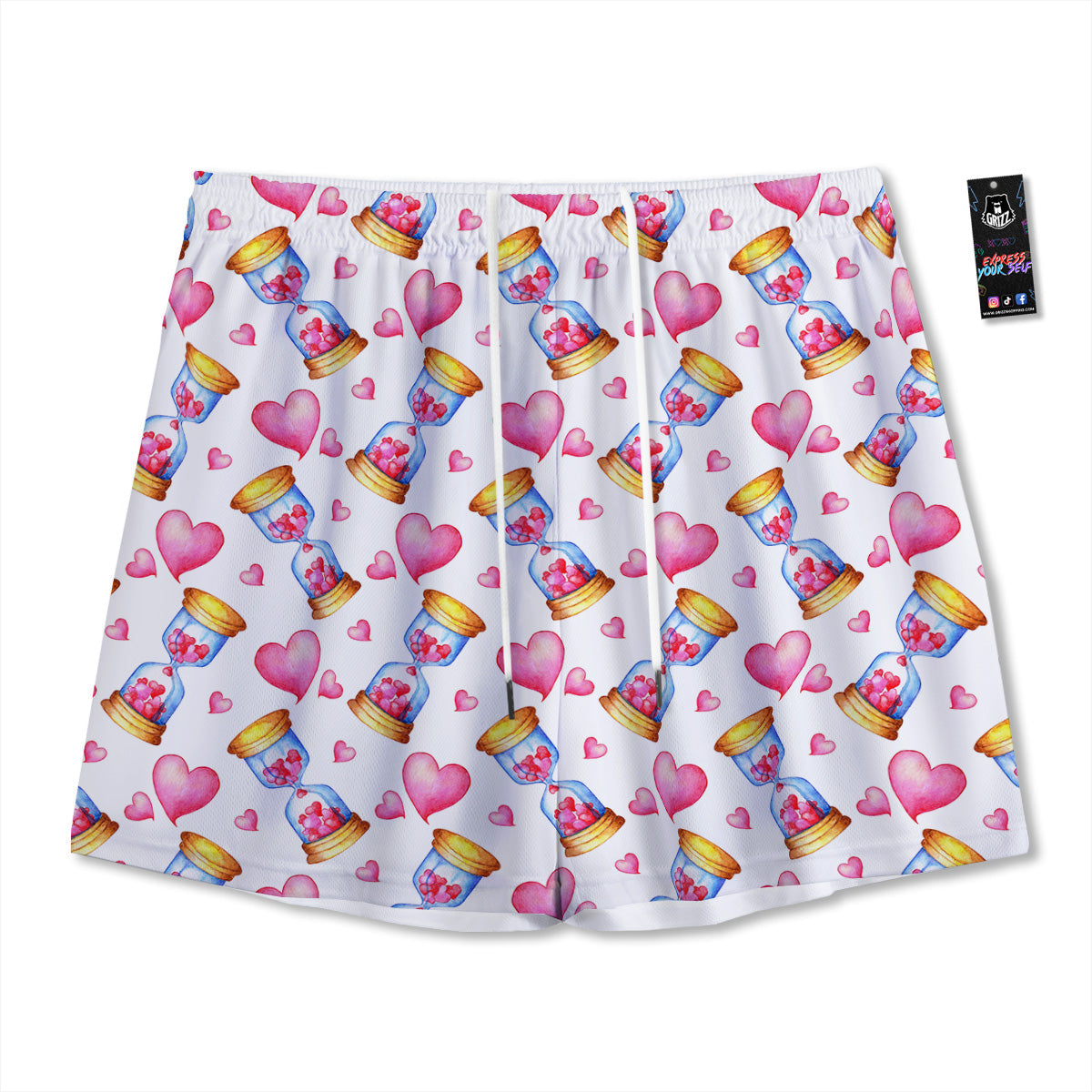 Giraffe Funny Print Mesh Shorts