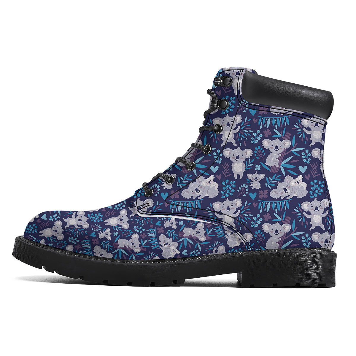 Cute Koala Print Pattern Boots-grizzshop