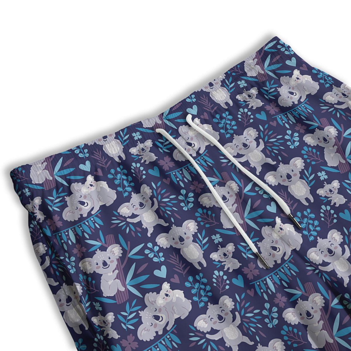Cute Koala Print Pattern Men's Athletic Shorts