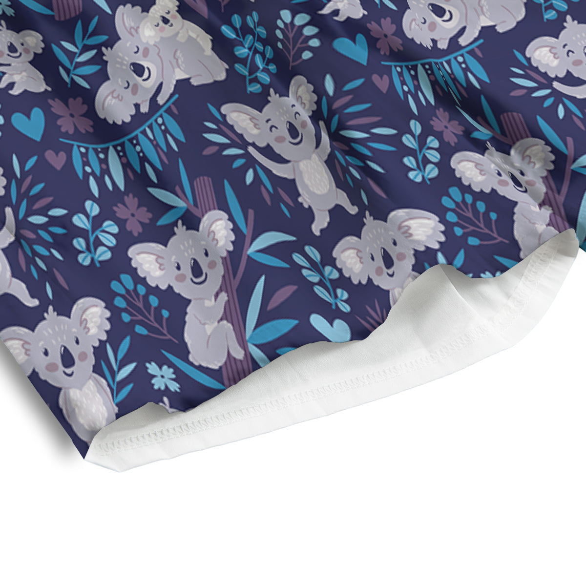 Cute Koala Print Pattern Men's Athletic Shorts