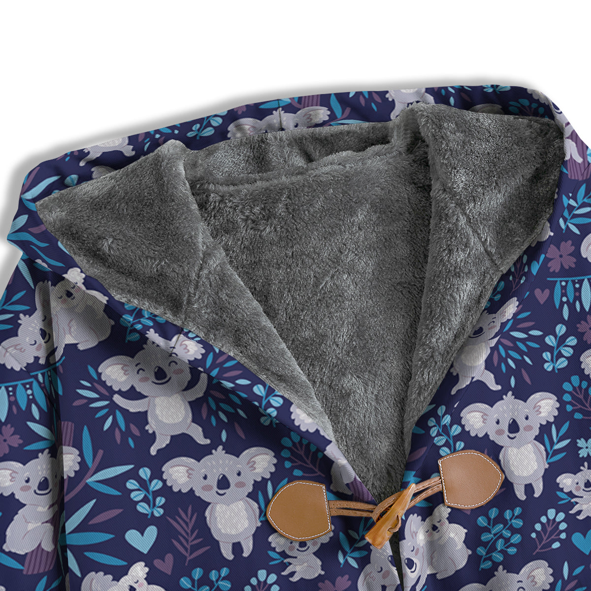 Cute Koala Print Pattern Men's Windbreaker Jacket-grizzshop
