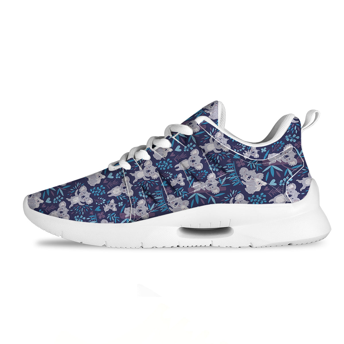 Cute Koala Print Pattern Tennis Shoes-grizzshop