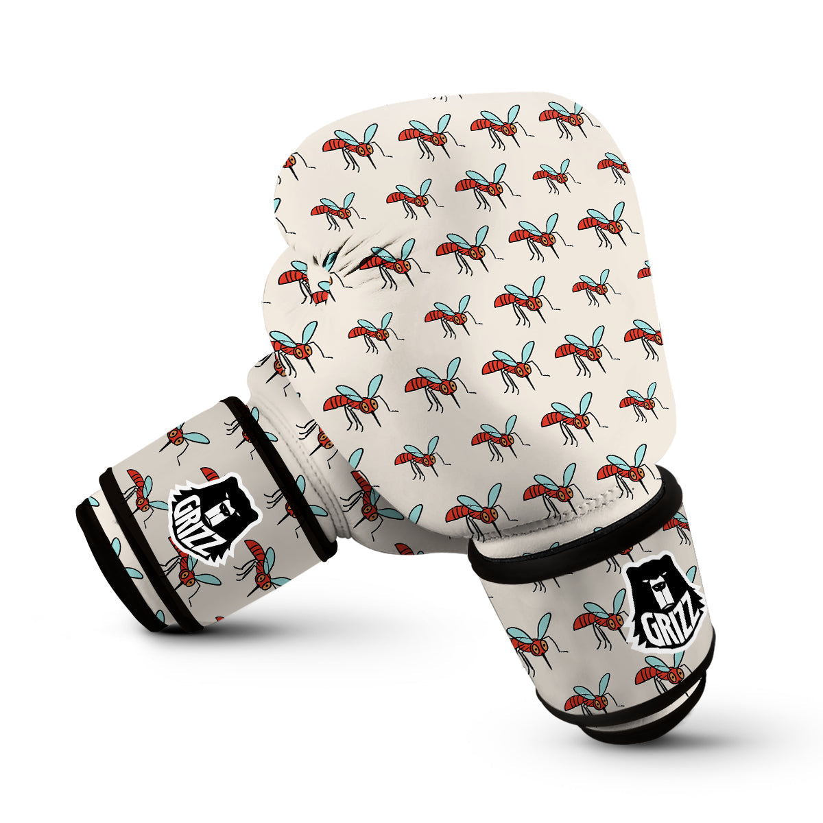 Cute Mosquito Print Pattern Boxing Gloves-grizzshop