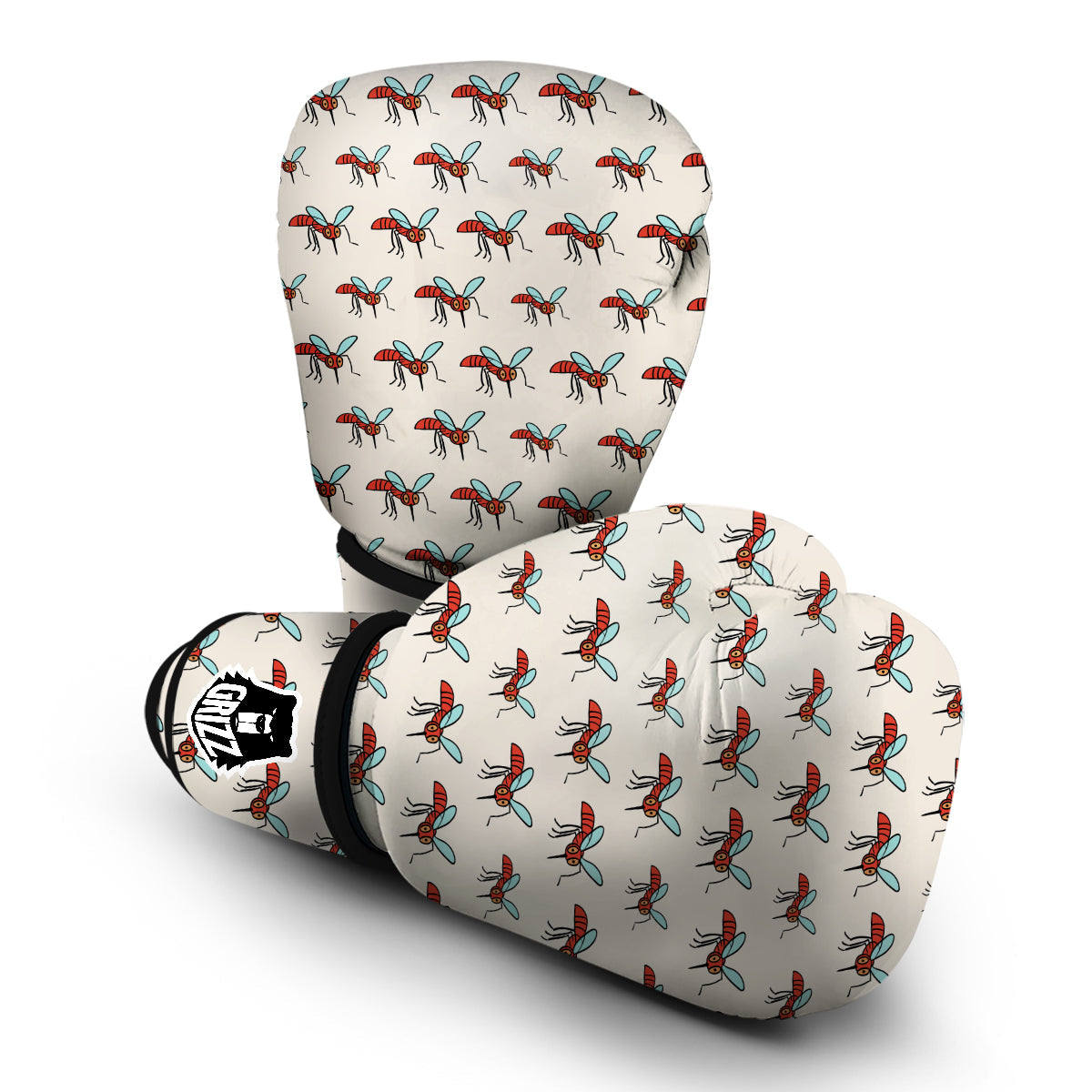 Cute Mosquito Print Pattern Boxing Gloves-grizzshop