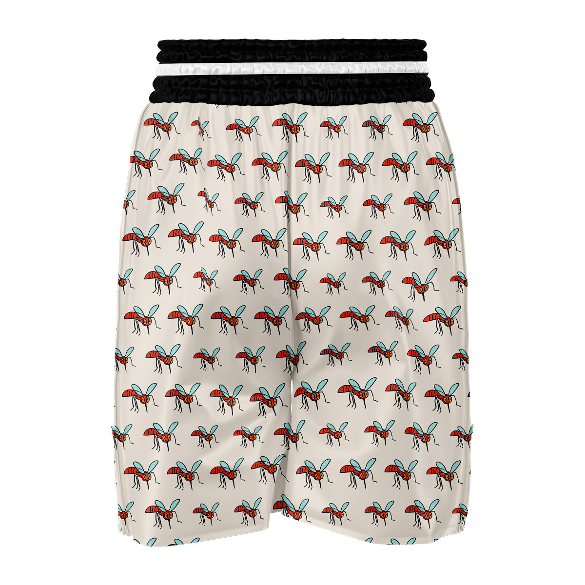 Cute Mosquito Print Pattern Boxing Shorts-grizzshop