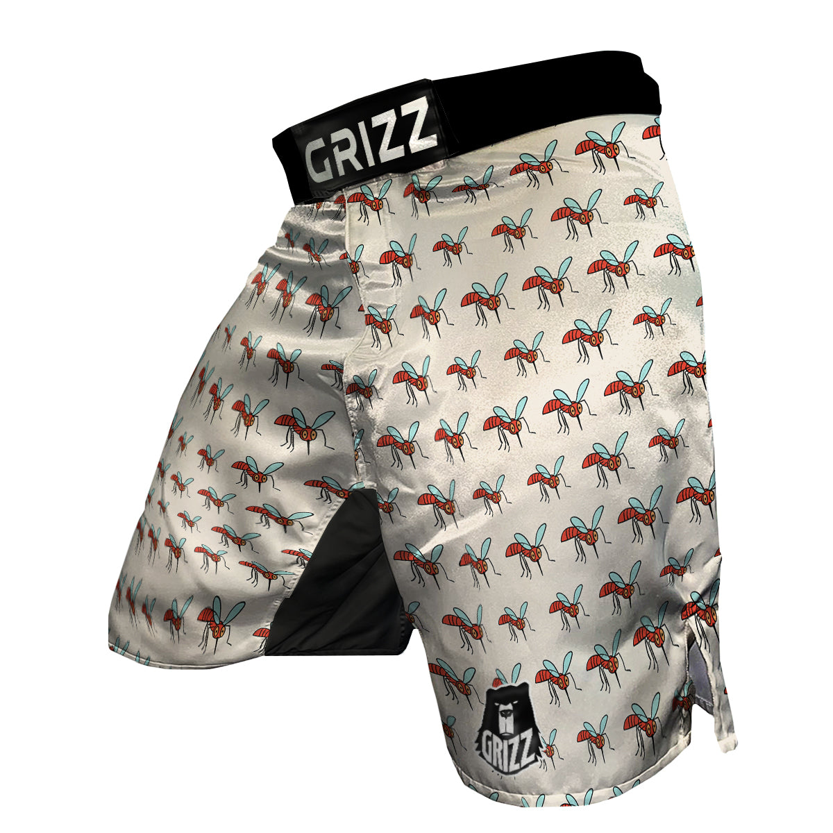 Cute Mosquito Print Pattern MMA Shorts-grizzshop