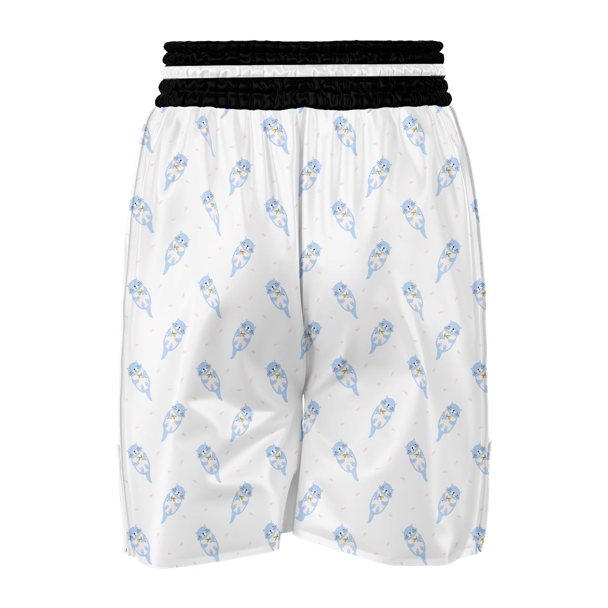 Cute Otter Pattern Print Boxing Shorts-grizzshop