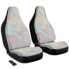 Cute Pastel Gold Marble Print Car Seat Covers-grizzshop