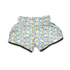 Cute Pear Print Pattern Muay Thai Boxing Shorts-grizzshop