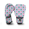 Cute Pink And Blue Ferret Print Pattern Boxing Gloves-grizzshop