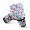 Cute Pink And Blue Ferret Print Pattern Boxing Gloves-grizzshop