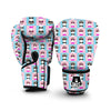 Cute Pink And Blue Ferret Print Pattern Boxing Gloves-grizzshop