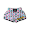 Cute Pink And Blue Ferret Print Pattern Muay Thai Boxing Shorts-grizzshop