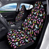 Cute Pink Ice Cream Narwhal Rainbow Print Pattern Car Seat Covers-grizzshop