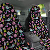 Cute Pink Ice Cream Narwhal Rainbow Print Pattern Car Seat Covers-grizzshop