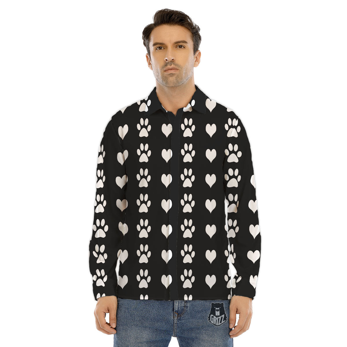Cute Pink Pig Face Emoji Print Pattern Men's Dress Shirts-grizzshop