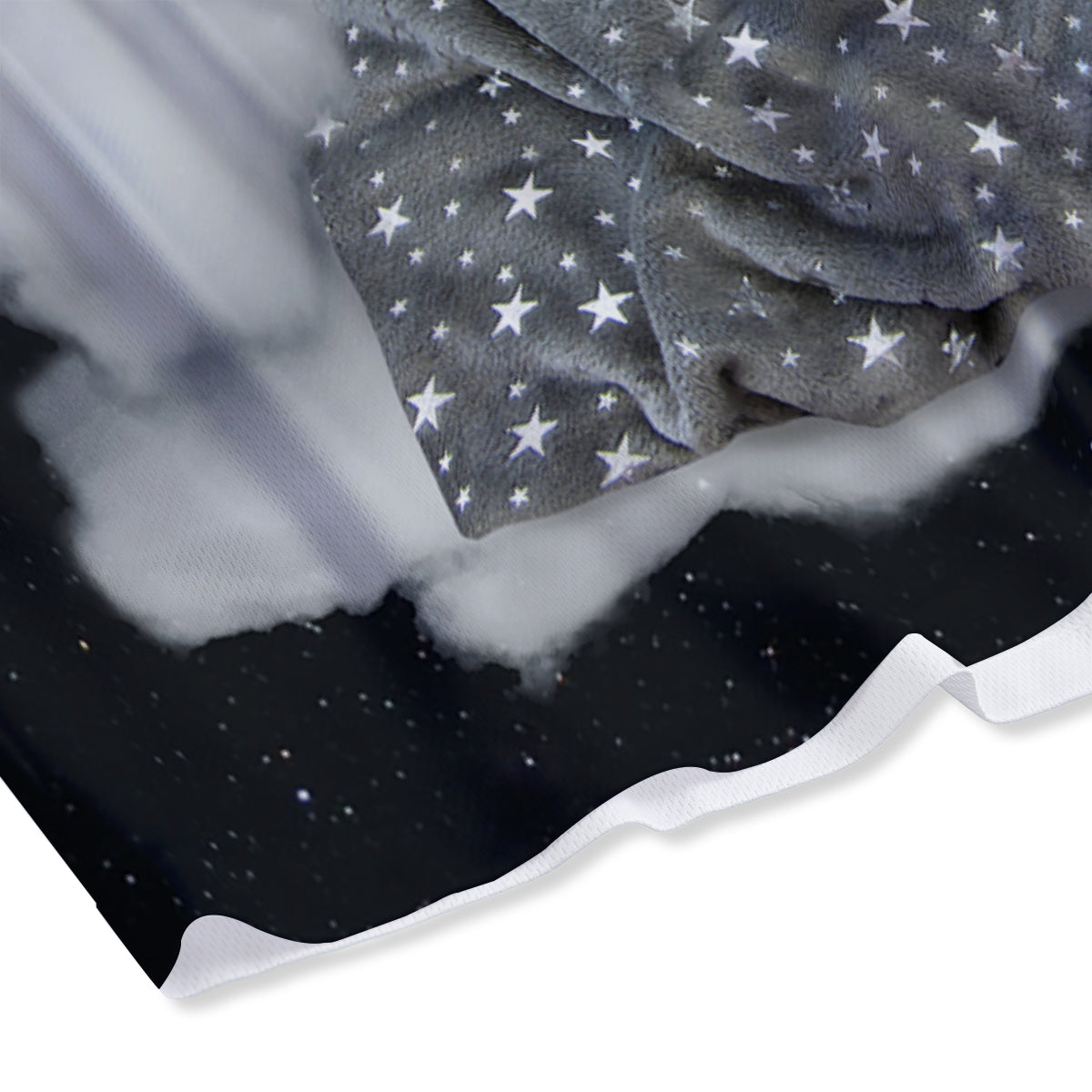 Glitter Texture Diamond Print Mesh Shorts