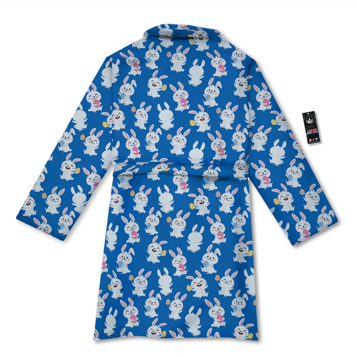 Cute Rabbit Print Pattern Bathrobe-grizzshop