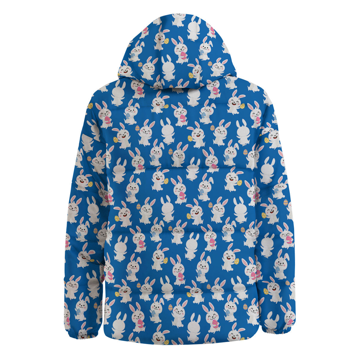 Cute Rabbit Print Pattern Down Jacket-grizzshop