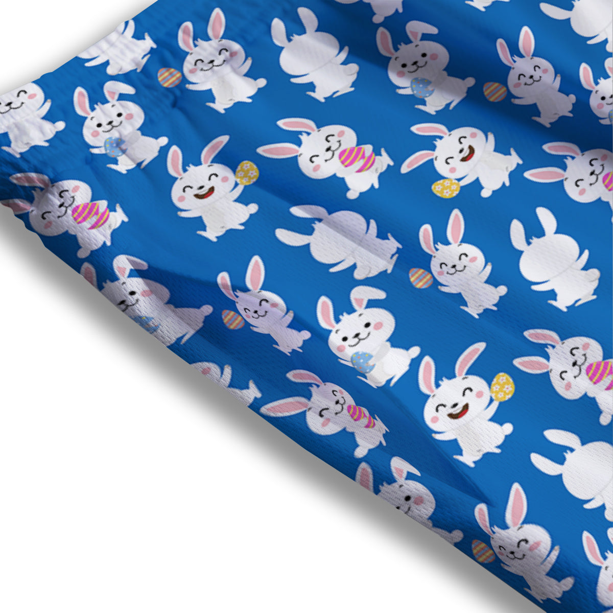 Cute Rabbit Print Pattern Mesh Shorts-grizzshop
