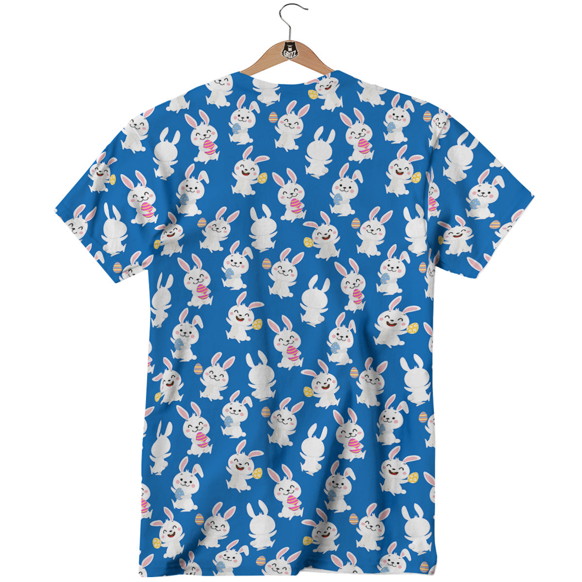 Cute Rabbit Print Pattern T-Shirt-grizzshop