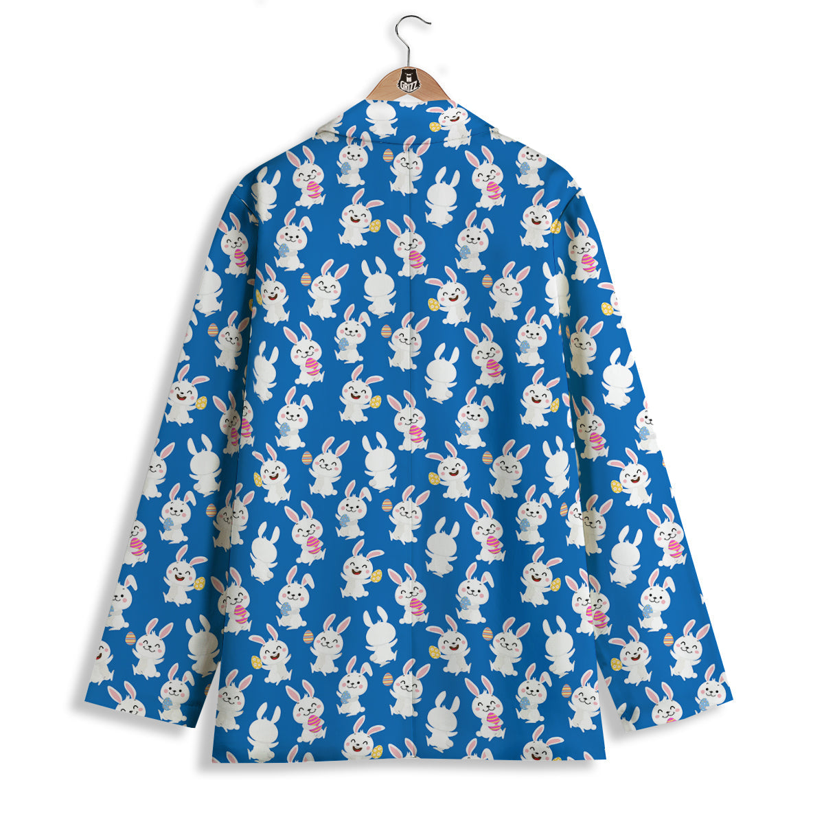 Cute Rabbit Print Pattern Women's Blazer-grizzshop