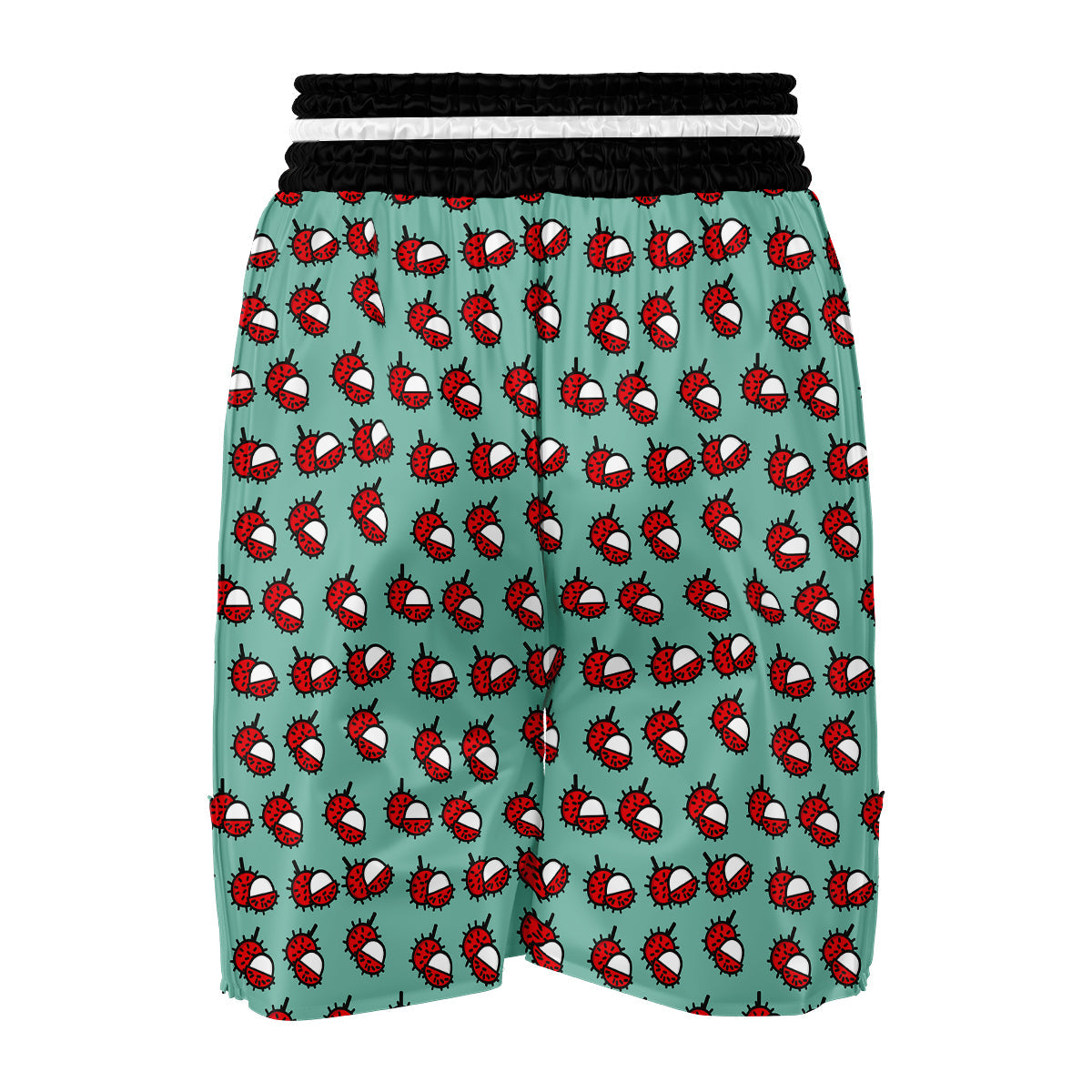 Cute Rambutan Print Pattern Boxing Shorts-grizzshop