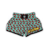 Cute Rambutan Print Pattern Muay Thai Boxing Shorts-grizzshop