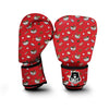 Cute Ramen Red Print Pattern Boxing Gloves-grizzshop