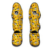 Cute Ramen Yellow Print Pattern Muay Thai Shin Guards-grizzshop