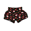 Cute Santa Christmas Print Pattern Muay Thai Boxing Shorts-grizzshop